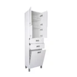 Dupla vertikala ormarić za kupatilo S sa korpom za veš