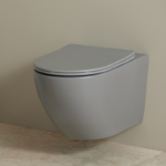 Konzolna šolja 49cm rimless sa daskom SVETLO SIVA - Slika 4