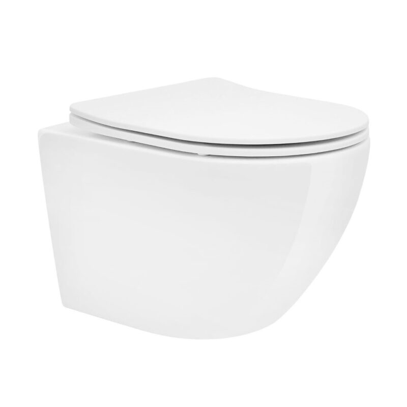 Konzolna šolja TORNADO sa daskom 49cm EUROSTANDARD (Rimless TORNADO ispiranje)