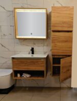 Kupatilski ormarić konzonlni sa lavaboom NORD CRAFT