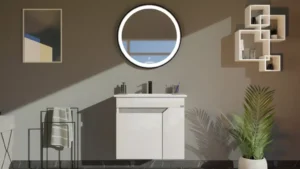 Kupatilski ormarić konzonlni sa lavaboom VISION 500