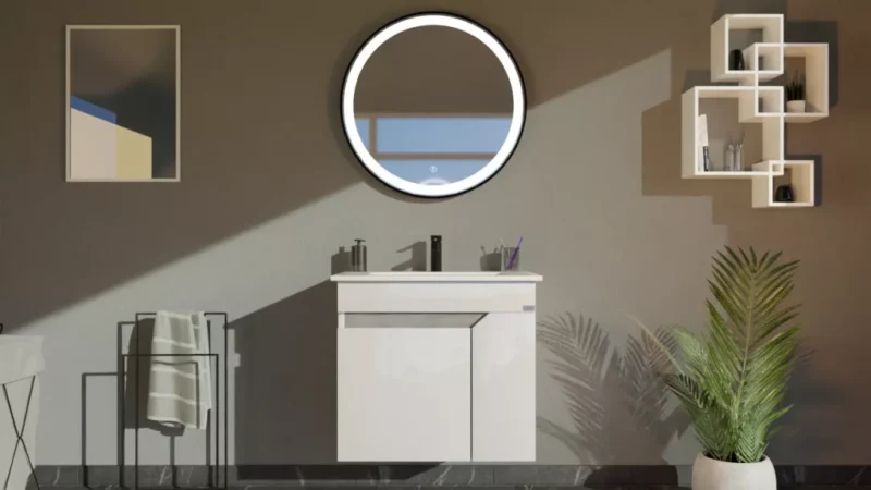 Kupatilski ormarić konzonlni sa lavaboom VISION 500