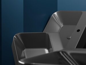 Lavabo ALLECRA MAT CRNI