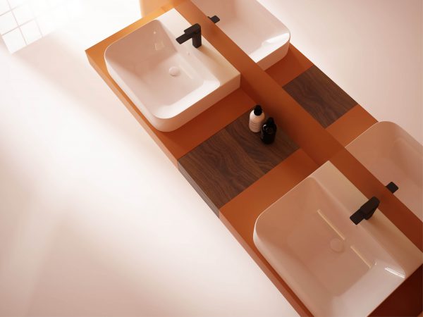 Lavabo ALLECRA SJAJ BELI