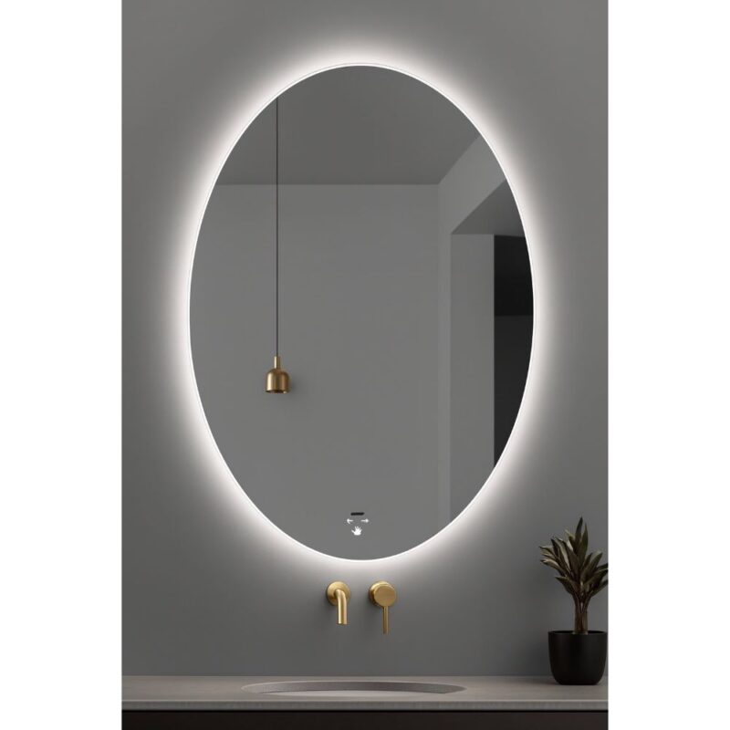 Ogledalo AURA 60 PINO (60x80) Elipsa