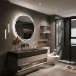 Ogledalo AURA 65 LED (fi 65)