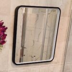 Ogledalo AURA 60 DELTA (60x65) crno sa senzorom pokreta