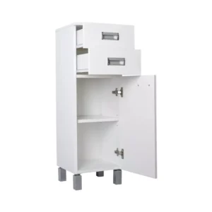 Poluvertikala ormarić za kupatilo S sa dve fioke i policom