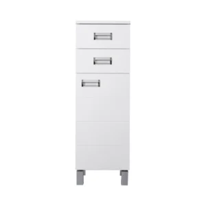 Poluvertikala ormarić za kupatilo S sa dve fioke i policom