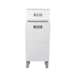 Poluvertikala ormarić za kupatilo S sa jednom fiokom i korpom za veš