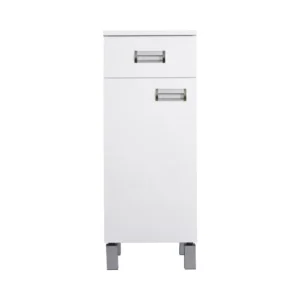 Poluvertikala ormarić za kupatilo S sa jednom fiokom i policom