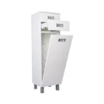 Poluvertikala ormarić za kupatilo sa dve fioke i korpom za veš S