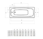 Kada za kupatilo LUCIA - Slika 5