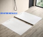 Tuš kada od VEŠTAČKOG KAMENA PYRA 80x120x3cm