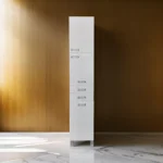 Vertikala ormarić za kupatilo S sa korpom