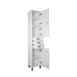 Vertikala ormarić za kupatilo S sa policom