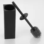 Četka za wc CRNA MAT ČETVRTASTA