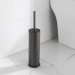 Četka za wc CRNA MAT OKRUGLA