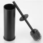 Četka za wc CRNA MAT OKRUGLA