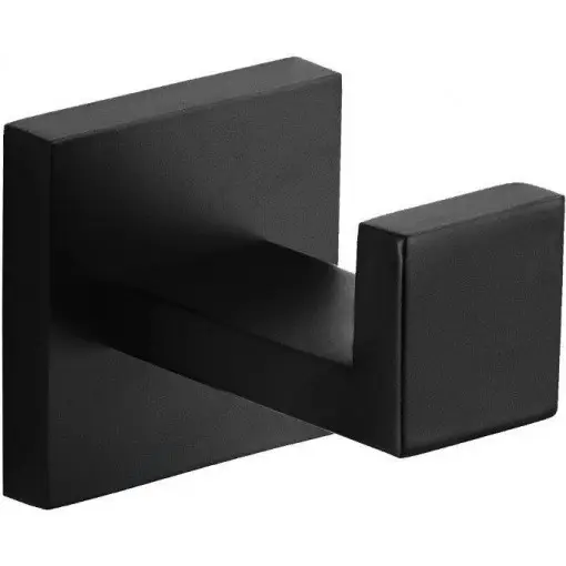 Držač peškira kuka MAT CRNA