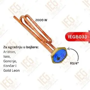 Grejač za bojler 5/4 2000W 13EGB033