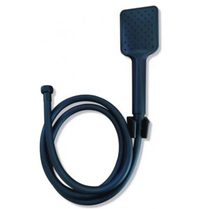 SET CRNI 1/3 Tuš ručica-Tuš crevo 1.5m-Držač tuša