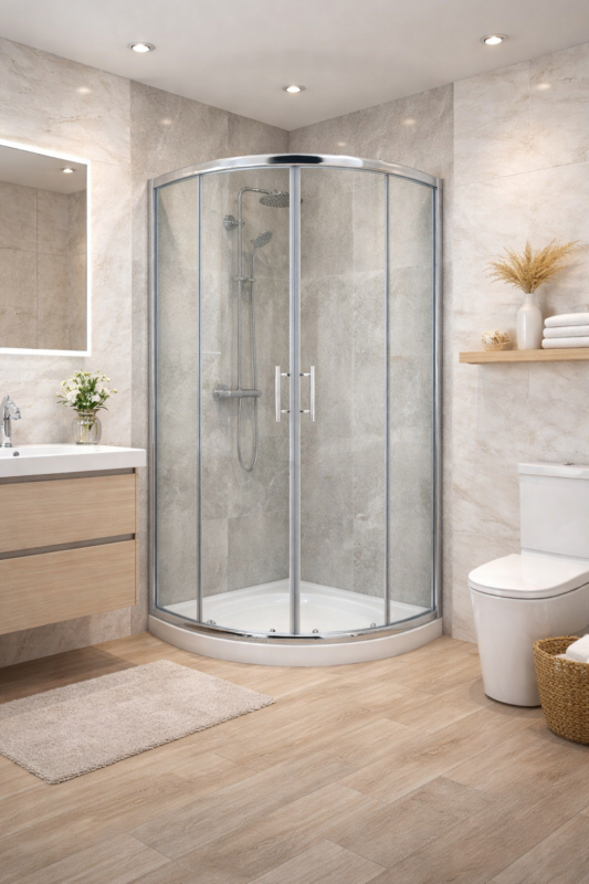 Tuš kabina polukružna