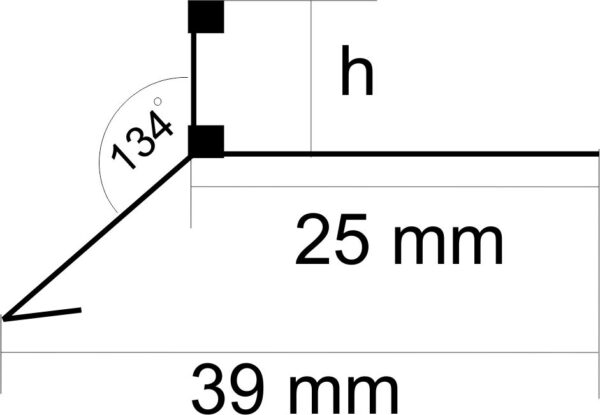AL OKAPNA LIRA MAT hrom 10mm x 3m