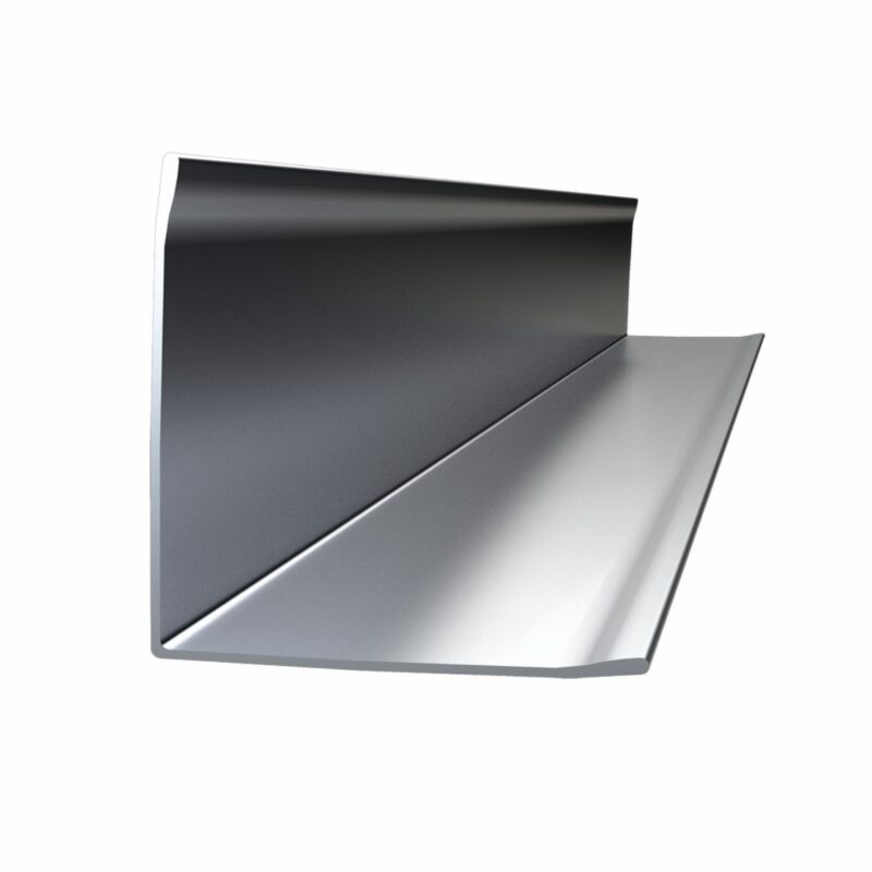 AL ugaona lasna 20 x 20mm x2,7m MAT hrom