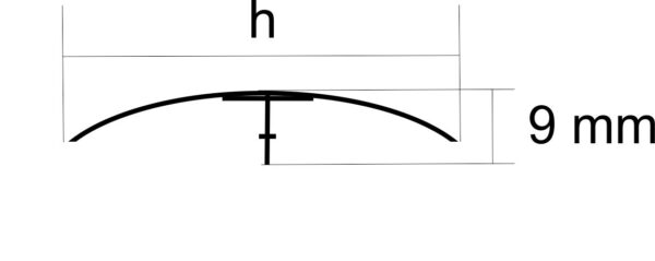 AlL PRELAZNA lajsna MAT hrom 40mm x 2,7m