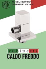 Ek ventil 1/2' x 3/8' sa keramikom KVADRO CALDO FREDDO CF-10261238
