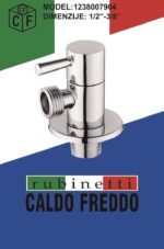 Ek ventil 1/2' x 3/8' sa keramikom LUX CF-13841238