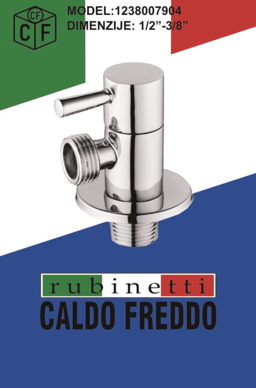 Ek ventil 1/2' x 3/8' sa keramikom LUX CF-13841238