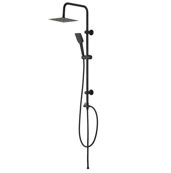 Konzola tuša CRNA komplet 200 x 200 set