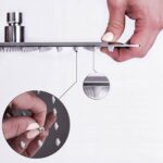 Konzola tuša INOX komplet slim