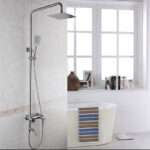 Konzola tuša INOX komplet slim