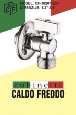 Kuglična slavina za veš mašinu 1/2' x 3/4' CALDO FREDDO CF-102011234