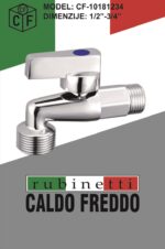 Kuglična slavina za veš mašinu 1/2' x 3/4' LUX CALDO FREDDO CF-10181234