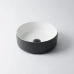 Lavabo SIMPLE 8 MAT CRNO – BELI