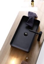 Lavabo SLIM 2 MAT CRNI