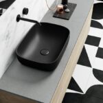 Lavabo SMILE 3 MAT CRNI