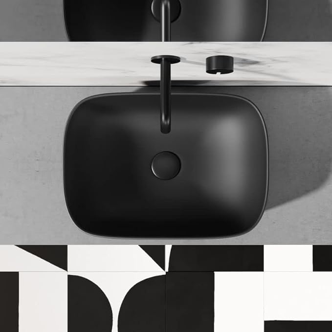 Lavabo SMILE 3 MAT CRNI