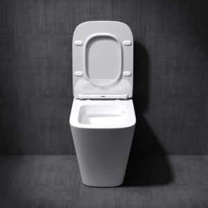 Podna-Konzolna šolja KVADRO-54cm (Rimless) komplet sa daskom