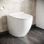 Podna-Konzolna šolja OVAL-54cm (Rimless) komplet sa daskom