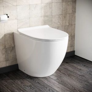 Podna-Konzolna šolja OVAL-54cm (Rimless) komplet sa daskom