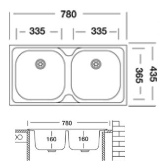 Sudopera EC-189 43,5x78cm