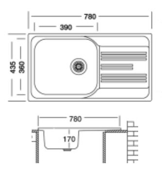 Sudopera EC-198 3 43,5x78cm