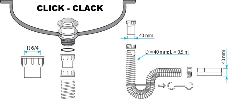 TEXO FLEKSIBILNI SIFON 6/4′ S00013