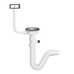 TEXO FLEKSIBILNI SIFON ZASUDOPERU 1/1 FI90 sa prelivom I priključkom S11408