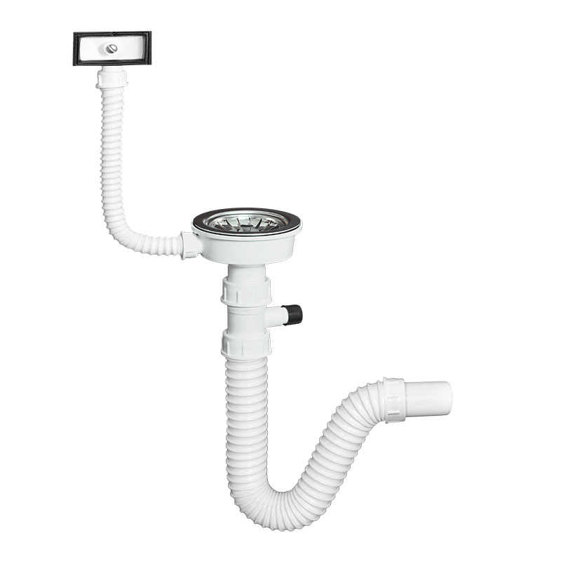 TEXO FLEKSIBILNI SIFON ZASUDOPERU 1/1 FI90 sa prelivom I priključkom S11408